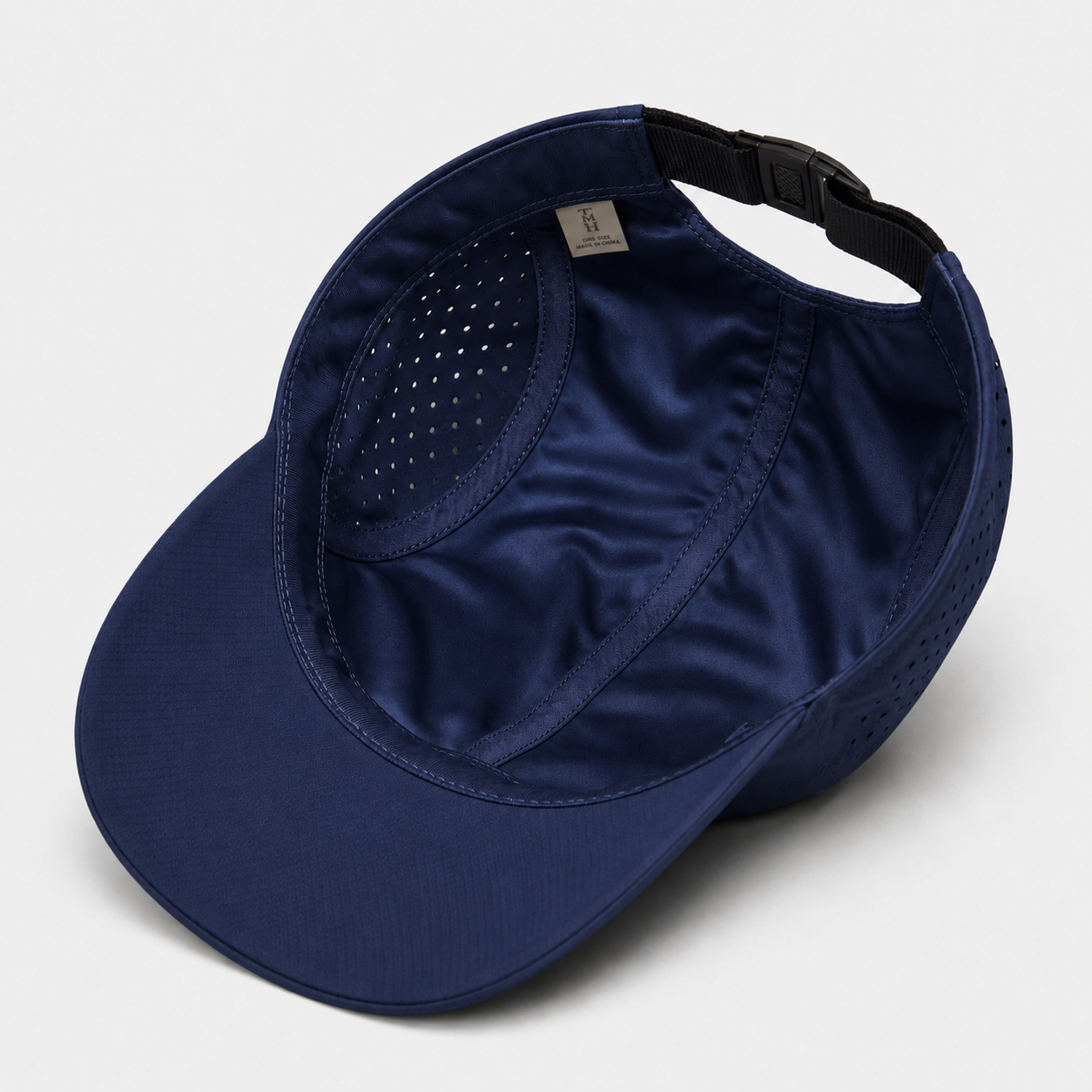 The Man Hair Cap satin lining โ Navy interior