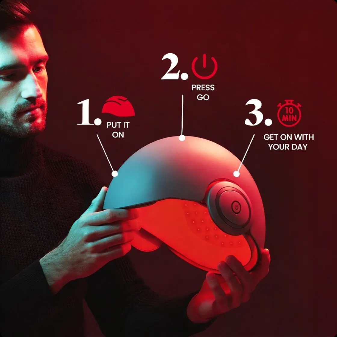 Man Hair Helmet